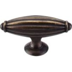 Top Knobs M156 Tuscany 2 7/8" Zinc Alloy T-Shaped Large Cabinet Knob in Dark Antique Brass