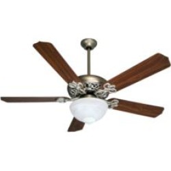 Craftmade K10438 Cecilia Unipack 5 Blades 52" Indoor Ceiling Fan with Fluorescent Light Kit in Walnut
