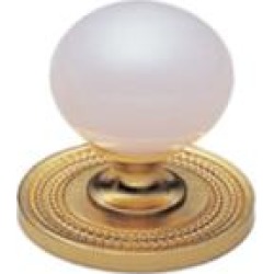 Phylrich K93 Regent/Versailles 1 3/8" Pink Onyx Round Shaped Cabinet Knob
