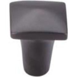 Top Knobs M1512 Aspen 7/8" Cast Bronze Square Shaped Cabinet Knob in Medium Bronze