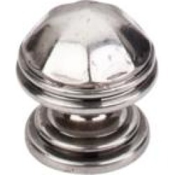 Top Knobs M22 Britannia 1 1/4" Brass Mushroom Shaped London Cabinet Knob in Pewter Antique