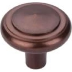 Top Knobs M1493 Aspen 1 5/8" Cast Bronze Mushroom Shaped Peak Cabinet Knob in Mahogany Bronze