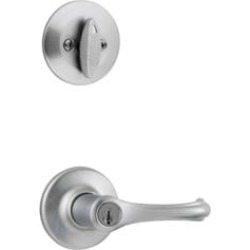 Kwikset 604DNL Signature Dorian 3 3/4" Single Cylinder Interior Pack Lever Entry Set