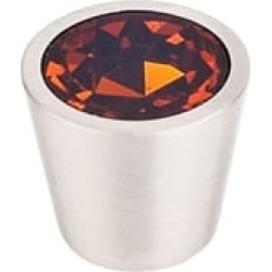 Top Knob TK134 Additions 3/4" Wine Crystal Knob
