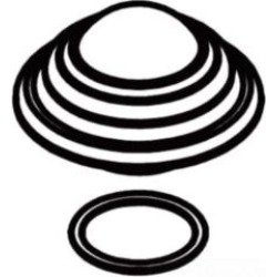 Moen 115067 Castleby Spout Cap with O-Ring for Two Handle Lever Style Faucet in Chrome
