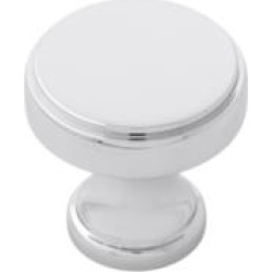Belwith Keeler B077459 Brownstone 1 1/4" Zinc Round Shaped Cabinet Knob