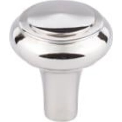 Top Knobs M2043 Aspen II 1 1/4" Cast Bronze Mushroom Shaped Peak Cabinet Knob in Polished Nickel