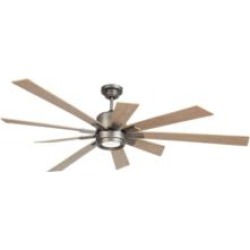 Craftmade KAT72 Katana 9 Blades 72" Indoor Ceiling Fan with Integrated Lighting Kit and Remote Control
