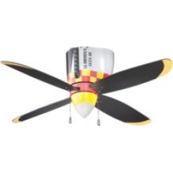 Craftmade WB448GG4 WarPlanes 4 Blades 48" Flush Mount Glamorous Glen Indoor Ceiling Fan