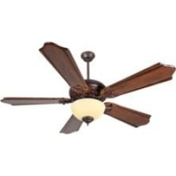 Craftmade K11011 Mia 5 Blades 56" Indoor Ceiling Fan with Fluorescent Light Kit in Classic Ebony