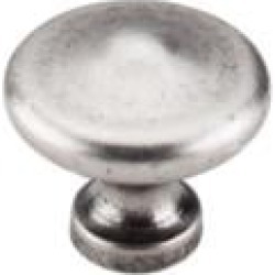 Top Knobs M1229 Dakota 1 3/8" Zinc Alloy Mushroom Shaped Peak Cabinet Knob in Pewter Antique