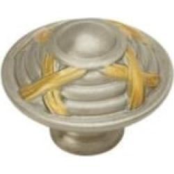 Phylrich 1029337 Ribbon & Reed 1 1/4" Mushroom Shaped Cabinet Knob