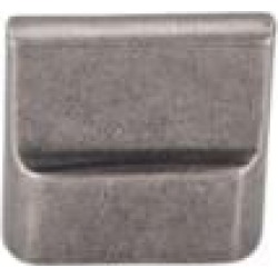 Top Knobs M1500 Aspen 1 3/8" Cast Bronze Designer Shaped Flat Sided Cabinet Knob in Silicon Bronze Light