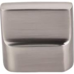 Top Knobs M2050 Aspen II 1 3/8" Cast Bronze Rectangular Shaped Flat Sided Cabinet Knob in Brushed Satin Nickel