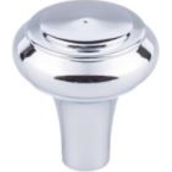 Top Knobs M2042 Aspen II 1 1/4" Cast Bronze Mushroom Shaped Peak Cabinet Knob in Polished Chrome