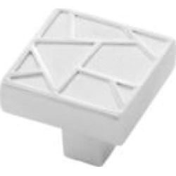 Belwith Keeler B077134 Cullet 1 3/8" Zinc Square Shaped Cabinet Knob