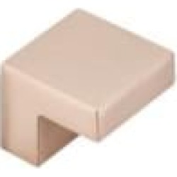Top Knobs M1587 Nouveau III 1" Zinc Alloy Square Shaped Cabinet Knob in Brushed Bronze