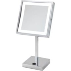 Electric Mirror EM88-SIL Elixir 8" Countertop Framed Make-Up Mirror with LED Light