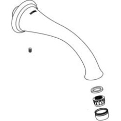 Moen 134309 Spout Kit for Kingsley Double Handle Wall Mount Faucet