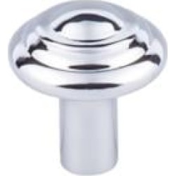 Top Knobs M2033 Aspen II 1 1/4" Cast Bronze Mushroom Shaped Button Cabinet Knob in Polished Chrome