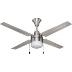 Craftmade UB48BC4C1 Urbana 4 Blades 48" Indoor Ceiling Fan with Light Kit in Brushed Chrome