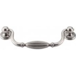 Top Knobs M133 Tuscany 5 1/8" Center to Center Zinc Alloy Drop Cabinet Pull in Pewter Antique