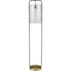Dimond Lighting D3262 Pearl Street Station 1 Light 12" Freestanding Incandescent Floor Lamp in Aged Brass
