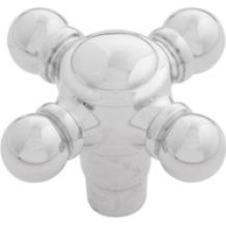 Belwith Keeler B075061 Fuller 1 5/8" Zinc Designer Shaped Cabinet Knob