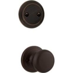 Kwikset 606H-11PGC Signature Hancock 2 5/8" Interior Dummy Knob Entry Set