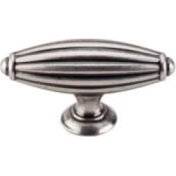 Top Knobs M153 Tuscany 2 7/8" Zinc Alloy T-Shaped Large Cabinet Knob in Pewter Antique