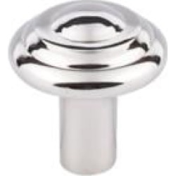 Top Knobs M2034 Aspen II 1 1/4" Cast Bronze Mushroom Shaped Button Cabinet Knob in Polished Nickel
