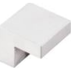 Top Knobs SS37 Stainless 1" SS304 Square Shaped Cabinet Knob in Brushed Stainless Steel