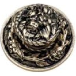 Phylrich 1029318 Baroque 1 1/4" Round Shaped Cabinet Knob