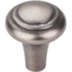 Top Knobs M1480 Aspen 1" Cast Bronze Mushroom Shaped Peak Cabinet Knob in Silicon Bronze Light