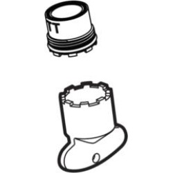 Moen 128878 2.2 GPM Aerator Kit for Icon Double Handle Centerset Bathroom Sink Faucet in Chrome