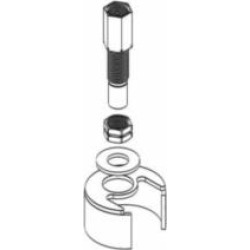 Moen 124661 Hardware Kit for Divine Single Handle Pull-Down Bar/Prep Faucet