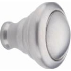 California Faucets 9488-69-MIDX 1 1/8" Brass Cabinet Knob with Metal Index Button