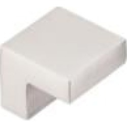 Top Knobs M1164 Asbury 1" Zinc Alloy Square Shaped Cabinet Knob in Brushed Satin Nickel