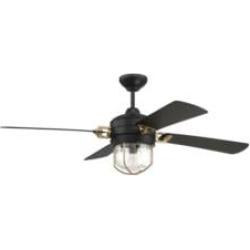 Craftmade NOL52FBSB4 Nola 4 Blades 52" Indoor Ceiling Fan with Lighting Kit