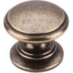 Top Knobs M355 Somerset II 1 1/4" Brass Mushroom Shaped Ray Cabinet Knob in German Bronze