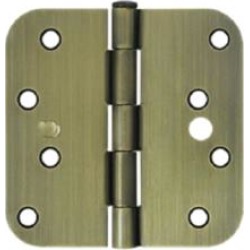 Deltana S44R5-SEC 4" Security Radius Corners Hinge