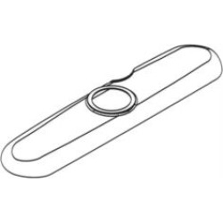 Moen 126958 Chateau Escutcheon Kit for Single Handle Kitchen Faucet in Chrome