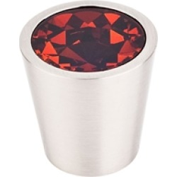 Top Knob TK133 Additions 1" Wine Crystal Knob