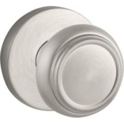 Baldwin ENTRACRR150 Reserve 2 1/4" Keyed Entry Door Knob with Contemporary Round Rosette in Satin Nickel