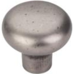 Top Knobs M1555 Aspen 1 3/8" Cast Bronze Round Shaped Cabinet Knob in Silicon Bronze Light