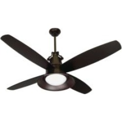 Craftmade UN52OBG4-LED Toscana 4 Blades 52" Indoor Ceiling Fan with Lighting Kit in Oiled Bronze Gilded