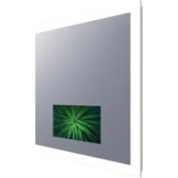 Electric Mirror SIL-156-AV Silhouette 36" - 66" Wall Mount Rectangular Lighted Mirror with 15" LED TV