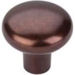 Top Knobs M1563 Aspen 1 5/8" Cast Bronze Round Shaped Cabinet Knob in Mahogany Bronze