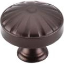Top Knobs M1221 Dakota 1 1/4" Zinc Alloy Mushroom Shaped Hudson Cabinet Knob in Oil Rubbed Bronze