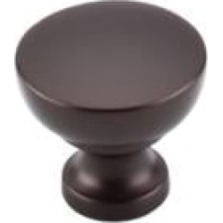 Top Knobs M1200 Dakota 1 1/4" Zinc Alloy Mushroom Shaped Bergen Cabinet Knob in Oil Rubbed Bronze
